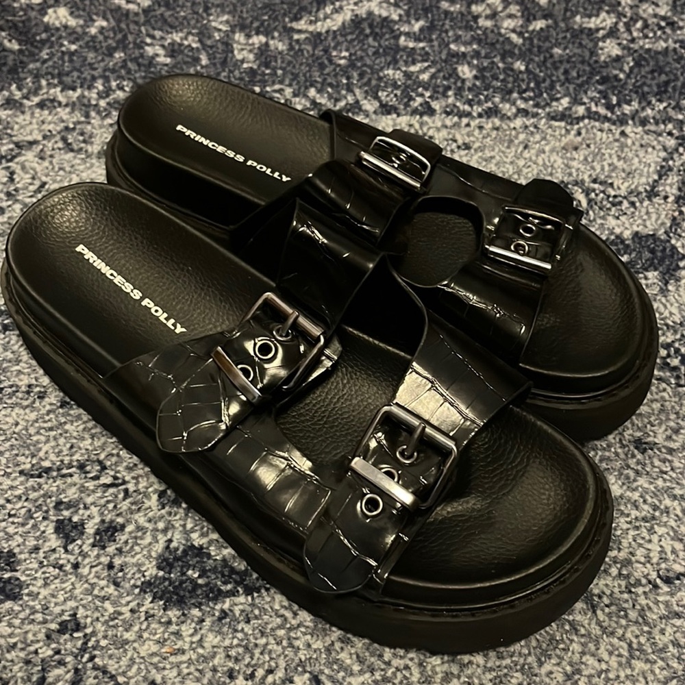Princess Polly block sandals